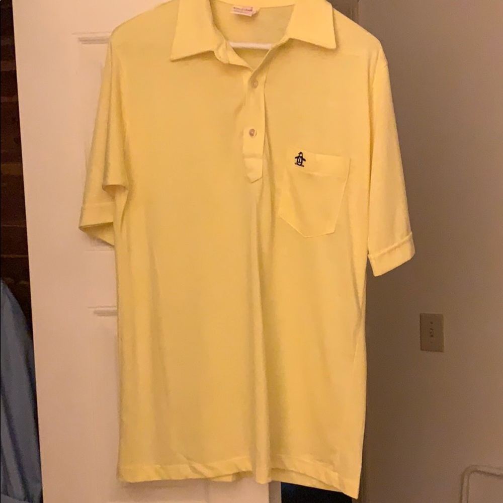 Vintage Grand Slam Munsingware Large Yellow Polo